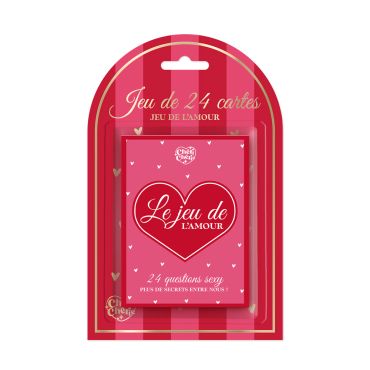 Un jeu de 24 cartes "Spécial Couple" pour la soirée de la Saint-Valentin | jourdefete.com