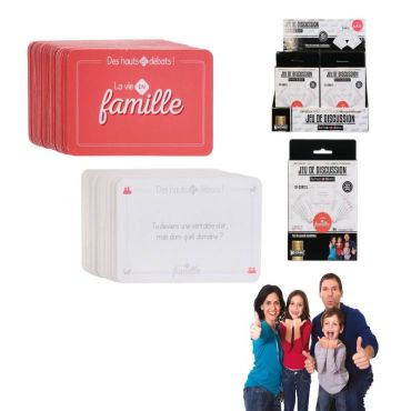 Jeu de cartes de discussion pour toute la famille Jeu de cartes de discussion pour toute la famille