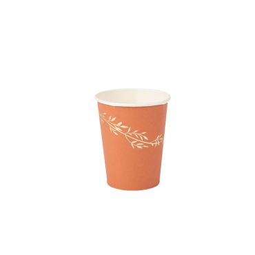 8 gobelets en carton de la collection jolis brins or et terracotta 8 gobelets en carton de la collection jolis brins or et terracotta
