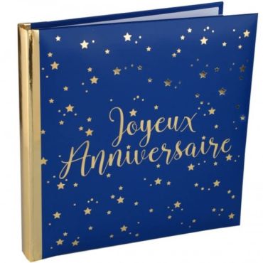 Livre d'Or "Joyeux Anniversaire" Bleu Marine Métallisé | jourdefete.com Livre d'Or "Joyeux Anniversaire" Bleu Marine Métallisé | jourdefete.com