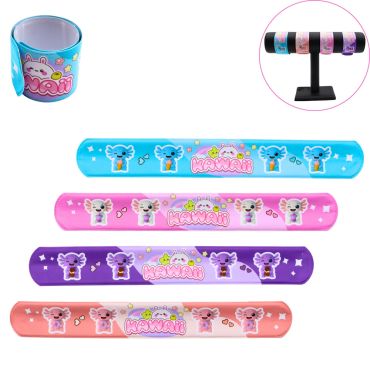 Assortiment de bracelets snap colorés motifs kawaii et axolotl pour enfants | jourdefete.com Assortiment de bracelets snap colorés motifs kawaii et axolotl pour enfants | jourdefete.com