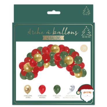 Une arche à ballons parfaite pour votre déco de Noël | jourdefete.com Une arche à ballons parfaite pour votre déco de Noël | jourdefete.com