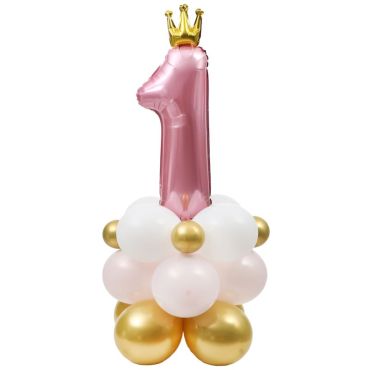 Un splendide ballon rose pour un anniversaire de petite fille | jourdefete.com Un splendide ballon rose pour un anniversaire de petite fille | jourdefete.com