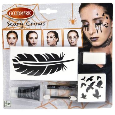 Kit de Maquillage - Corbeau Effrayant | jourdefete.com Kit de Maquillage - Corbeau Effrayant | jourdefete.com