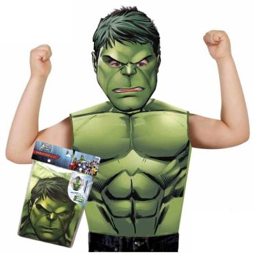 Kit déguisement Avengers - Hulk - 3-6 ans Kit déguisement Avengers - Hulk - 3-6 ans