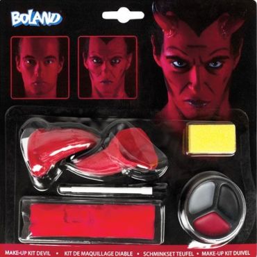 Set de Maquillage Diable Luxe Spécial Halloween