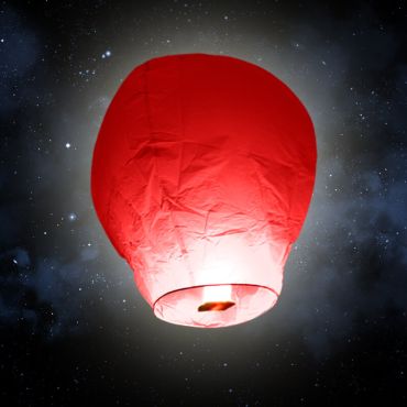 Lanterne volante "ballon" - Rouge Lanterne volante "ballon" - Rouge
