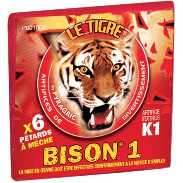 6 Pétards le Tigre Bison – n°1 | jourdefete.com 6 Pétards le Tigre Bison – n°1 | jourdefete.com