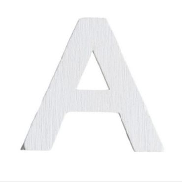 Lettre A en Bois Blanc - 5 cm Lettre A en Bois Blanc - 5 cm