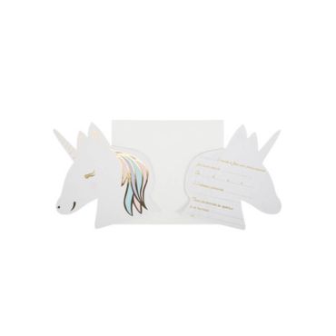 8 invitations et enveloppes anniversaire licorne pastel | jourdefete.com 8 invitations et enveloppes anniversaire licorne pastel | jourdefete.com