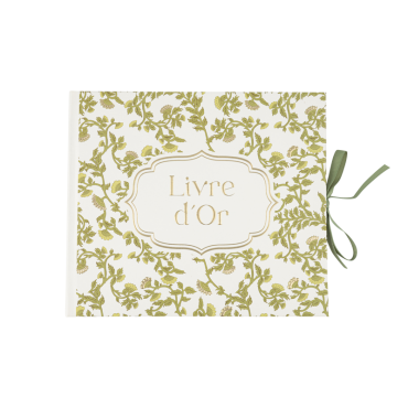 Livre d’or Botanica Verde pistache crème & or | jourdefete.com Livre d’or Botanica Verde pistache crème & or | jourdefete.com