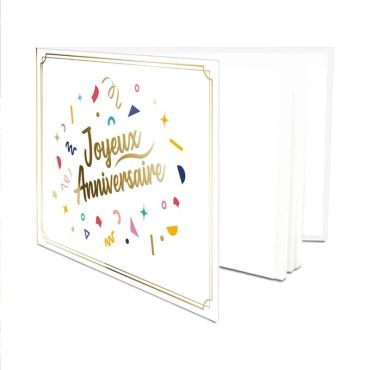 Livre d'Or - Joyeux Anniversaire - Collection Confettis | jourdefete.com Livre d'Or - Joyeux Anniversaire - Collection Confettis | jourdefete.com