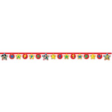 Guirlande Happy Birthday Mickey Mouse ® - 210cm Guirlande Happy Birthday Mickey Mouse ® - 210cm