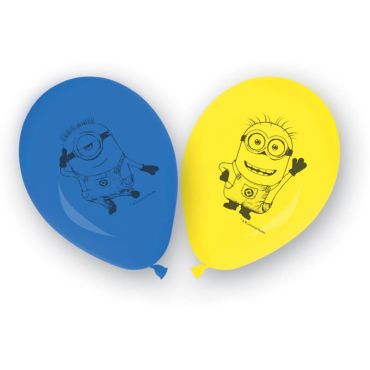 Lot de 8 ballons de baudruche Les Minions ® Lot de 8 ballons de baudruche Les Minions ®
