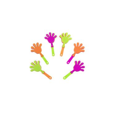 Un lot de claquettes à main colorées à mettre dans une piñata | jourdefete.com Un lot de claquettes à main colorées à mettre dans une piñata | jourdefete.com
