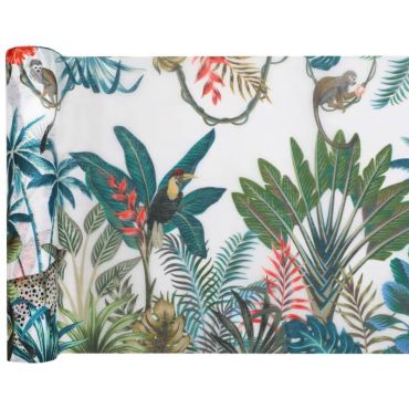Chemin de table - 30 cm x 5 m - Java Exotique | jourdefete.com Chemin de table - 30 cm x 5 m - Java Exotique | jourdefete.com