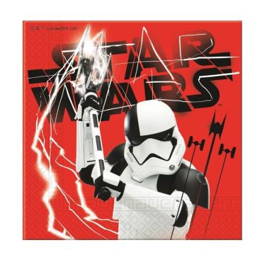 20 Serviettes - Star Wars Le Dernier Jedi