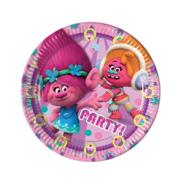 8 Assiettes Trolls 8 Assiettes Trolls