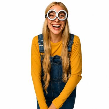 Lunettes argentées rondes à élastique accessoire de déguisement de Minion pour adulte | jourdefete.com Lunettes argentées rondes à élastique accessoire de déguisement de Minion pour adulte | jourdefete.com