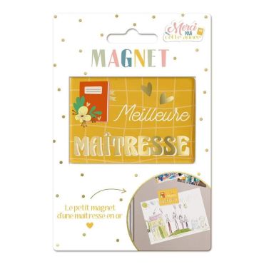 Un joli magnet à offrir à la maîtresse pour la fin d'année scolaire | jourdefete.com Un joli magnet à offrir à la maîtresse pour la fin d'année scolaire | jourdefete.com