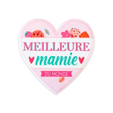 Un magnet à coller sur le frigo pour la meilleure mamie du monde | jourdefete.com Un magnet à coller sur le frigo pour la meilleure mamie du monde | jourdefete.com