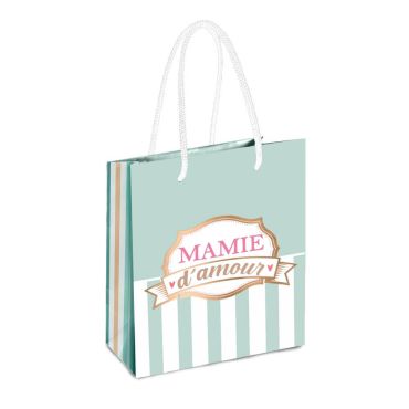 Une mini pochette vert d'eau spéciale mamie d'amour | jourdefete.com Une mini pochette vert d'eau spéciale mamie d'amour | jourdefete.com