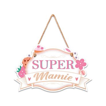 Une plaque de porte pour une super mamie | jourdefete.com Une plaque de porte pour une super mamie | jourdefete.com