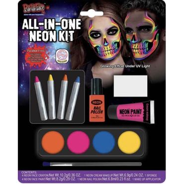 Un kit tout-en-un pour un maquillage néon | jourdefete.com Un kit tout-en-un pour un maquillage néon | jourdefete.com
