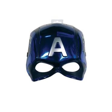 Demi masque rigide de Captain America™ pour enfant Demi masque rigide de Captain America™ pour enfant