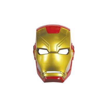 Demi masque pour enfant Iron Man™ rigide Demi masque pour enfant Iron Man™ rigide