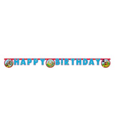 guirlande en carton FSC Happy Birthday Mickey guirlande en carton FSC Happy Birthday Mickey