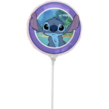 Mini-ballon en aluminium arrondi - Stitch - 9'' - Stitch™ Mini-ballon en aluminium arrondi - Stitch - 9'' - Stitch™