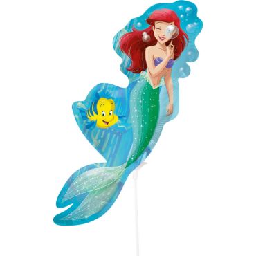 Mini-ballon en aluminium - Ariel - 9'' - Princesses Disney™ Mini-ballon en aluminium - Ariel - 9'' - Princesses Disney™