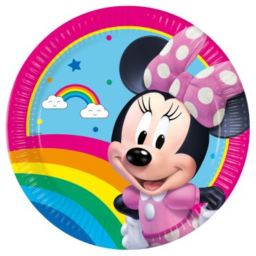 Assiettes en carton Minnie Rainbow 23 cm avec arc-en-ciel et Minnie Mouse | jourdefete.com Assiettes en carton Minnie Rainbow 23 cm avec arc-en-ciel et Minnie Mouse | jourdefete.com
