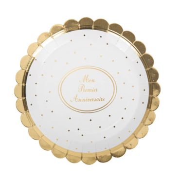 8 assiettes carton mon premier anniversaire | jourdefete.com 8 assiettes carton mon premier anniversaire | jourdefete.com