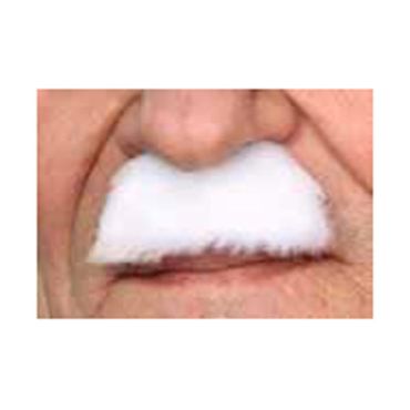 Moustache "Chaplin" - Blanc Moustache "Chaplin" - Blanc