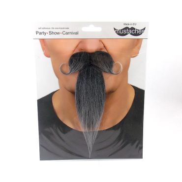 Set moustache et bouc "Mousquetaire" - Gris