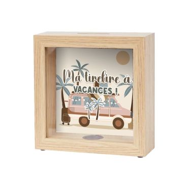 Tirelire déco Ma tirelire à VACANCES ! avec voiture et palmiers | jourdefete.com Tirelire déco Ma tirelire à VACANCES ! avec voiture et palmiers | jourdefete.com