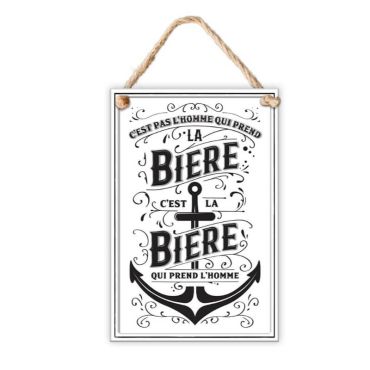plaque en métal la bière qui prend l'homme plaque en métal la bière qui prend l'homme