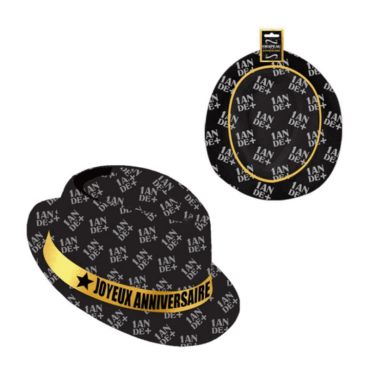 chapeau-anniversaire-noir-or|jourdefete.com chapeau-anniversaire-noir-or|jourdefete.com