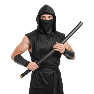 Épée ninja 60 cm avec fourreau pour costume de guerrier japonais | jourdefete.com Épée ninja 60 cm avec fourreau pour costume de guerrier japonais | jourdefete.com