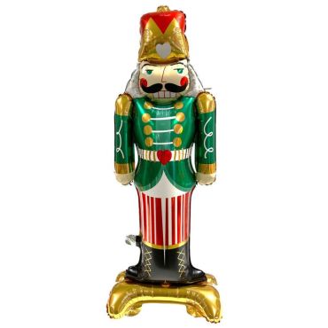 Ballon aluminium Casse-Noisette sur pieds 98x39 cm décoration de Noël | jourdefete.com Ballon aluminium Casse-Noisette sur pieds 98x39 cm décoration de Noël | jourdefete.com