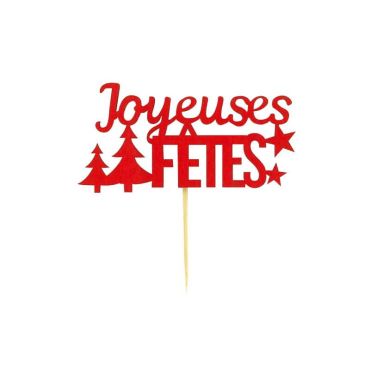 décors sur pique pour gâteaux joyeuses fêtes | jourdefete.com décors sur pique pour gâteaux joyeuses fêtes | jourdefete.com