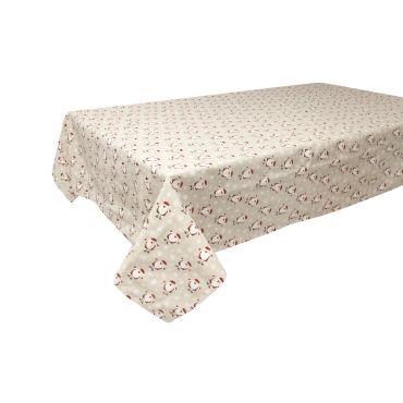 Nappe de Noël imprimée Père Noël et paillettes 140 x 240 cm | jourdefete.com Nappe de Noël imprimée Père Noël et paillettes 140 x 240 cm | jourdefete.com