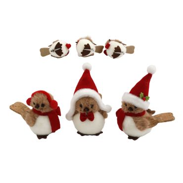Rouge-gorge de Noël à clip avec bonnet, écharpe ou cache-oreilles – décoration festive hivernale | jourdefete.com Rouge-gorge de Noël à clip avec bonnet, écharpe ou cache-oreilles – décoration festive hivernale | jourdefete.com