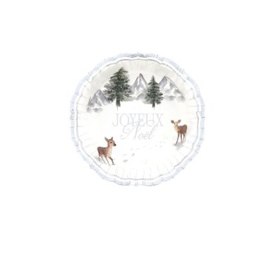 Bols en carton Joyeux Noël décor polaire avec faons et sapins enneigés | jourdefete.com Bols en carton Joyeux Noël décor polaire avec faons et sapins enneigés | jourdefete.com