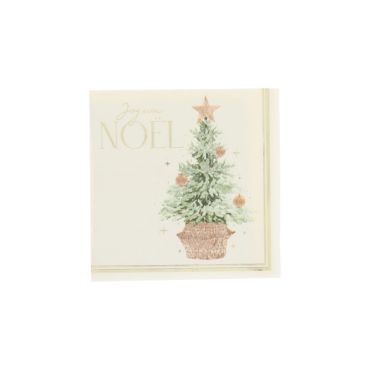 Lot de 20 serviettes cocktail en papier Joyeux Noël motif sapin Noël au chalet | jourdefete.com Lot de 20 serviettes cocktail en papier Joyeux Noël motif sapin Noël au chalet | jourdefete.com
