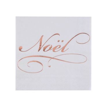 serviette de noël rose gold | jourdefete.com serviette de noël rose gold | jourdefete.com