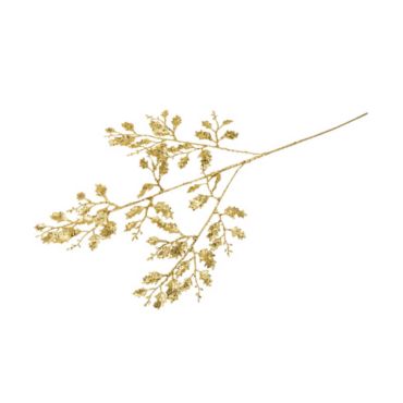 branche de houx avec paillettes or 78-cm | jourdefete.com branche de houx avec paillettes or 78-cm | jourdefete.com