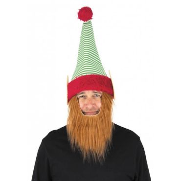 bonnet de lutin avec barbe pour adulte | jourdefete.com bonnet de lutin avec barbe pour adulte | jourdefete.com
